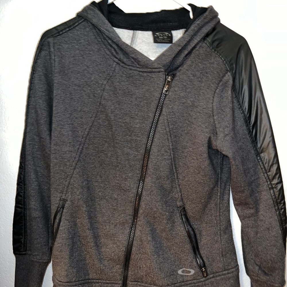 Oakley Cotton Performance Zip-Up Grey X-Small